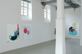Ausstellungsansicht Malerei,