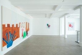 Ausstellungansicht malerei von Solweig de Barry Wolfsburg Junge Kunst