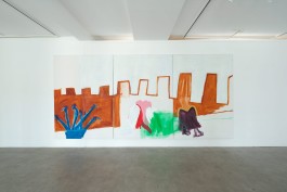 Ausstellungansicht malerei von Solweig de Barry Wolfsburg Junge Kunst