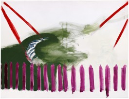 vielleicht eine schaukel, malerei